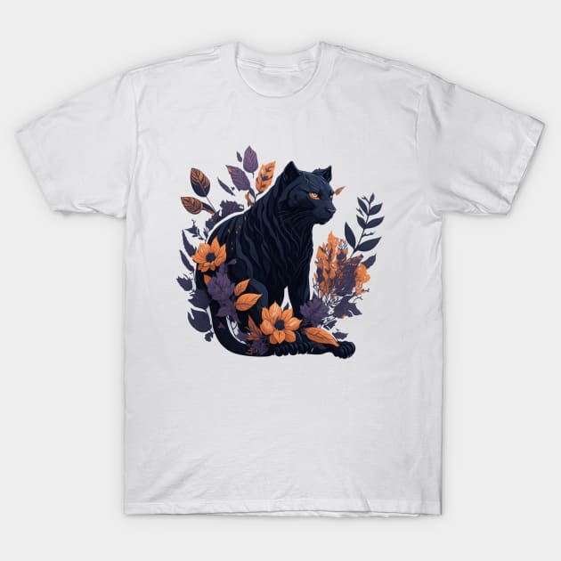 Black Panther T-Shirt by charm3596